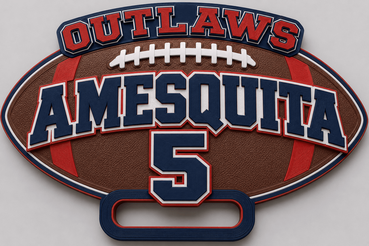 Design Example — Personalized Football Player Sign